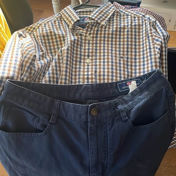 Vineyard Vines Men’s 32X32 Canvas Pants - Picture 2 of 5